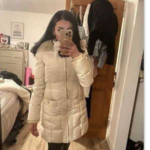 Juicy couture long puffer coat size small